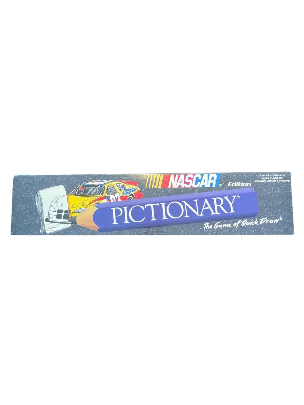 2001 NASCAR Pictionary Board Game Complete Sam Bass Racing - Picture 5 of 9